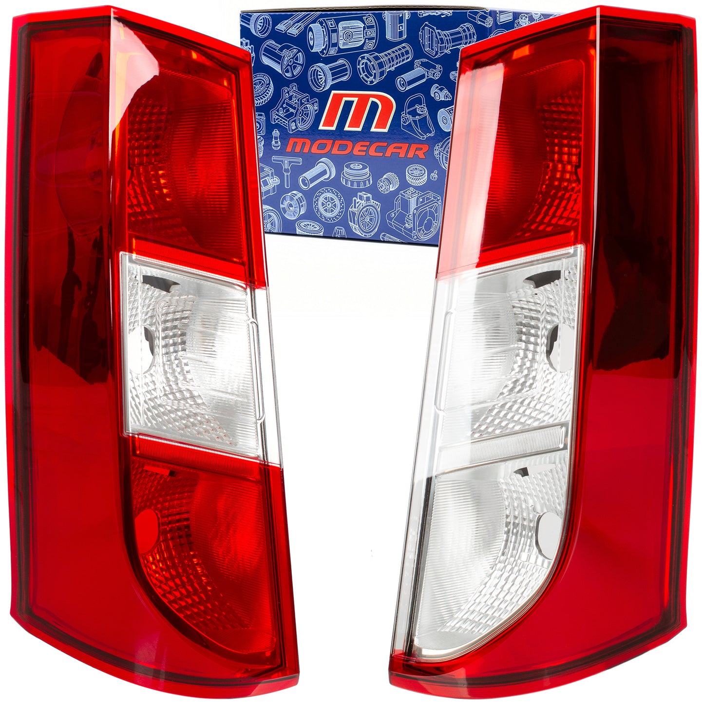 Dacia Dokker 2012- lampa tylna lewa + prawa 2 szt. KPL