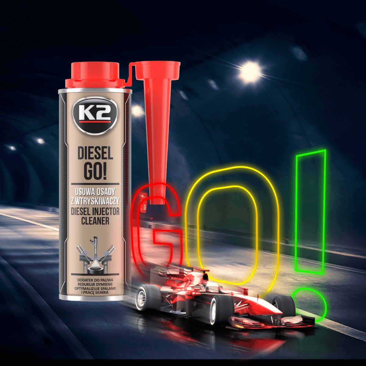 Dodatek do paliwa K2 DIESEL GO! 250ml T321