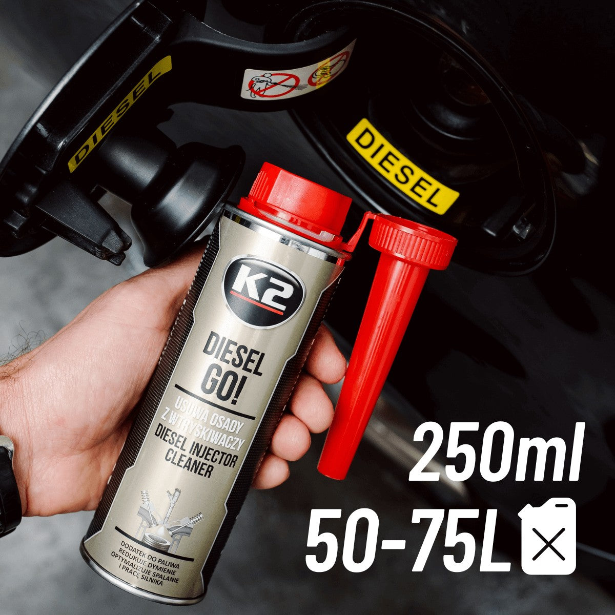 Dodatek do paliwa K2 DIESEL GO! 250ml T321