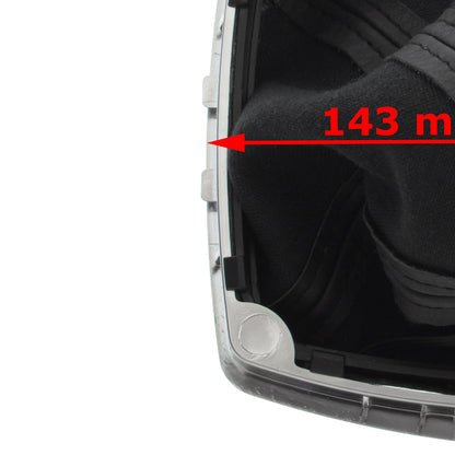 Ford C-MAX 07-10 gałka zmiany biegów 6 BIEGÓW + mieszek ochronny drążka zmiany biegów CZARNY + CHROM + ramka SILVER 2 szt. KPL