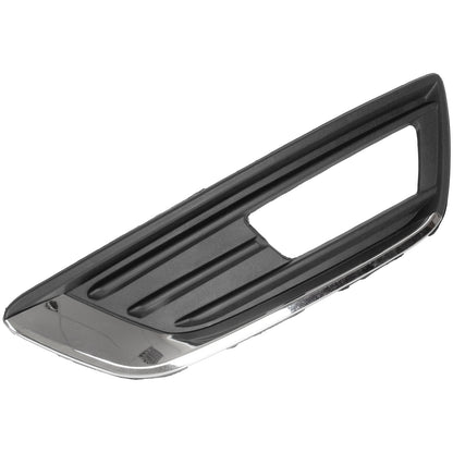 Ford FOCUS III FL 12-16 Z HALOGENAMI atrapka kratka w zderzak przedni CZARNA + CHROM lewa