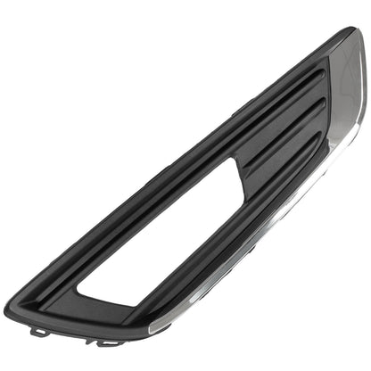 Ford FOCUS III FL 12-16 Z HALOGENAMI atrapka kratka w zderzak przedni CZARNA + CHROM lewa + prawa 2 szt. KPL