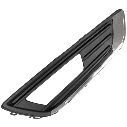 Ford FOCUS III FL 12-16 Z HALOGENAMI atrapka kratka w zderzak przedni CZARNA + CHROM prawa