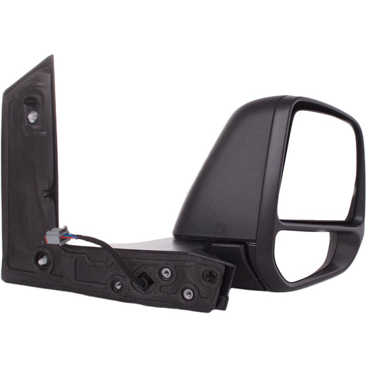 Ford TRANSIT CONNECT 2013- lusterko zewnętrzne elektryczne CZARNE prawe