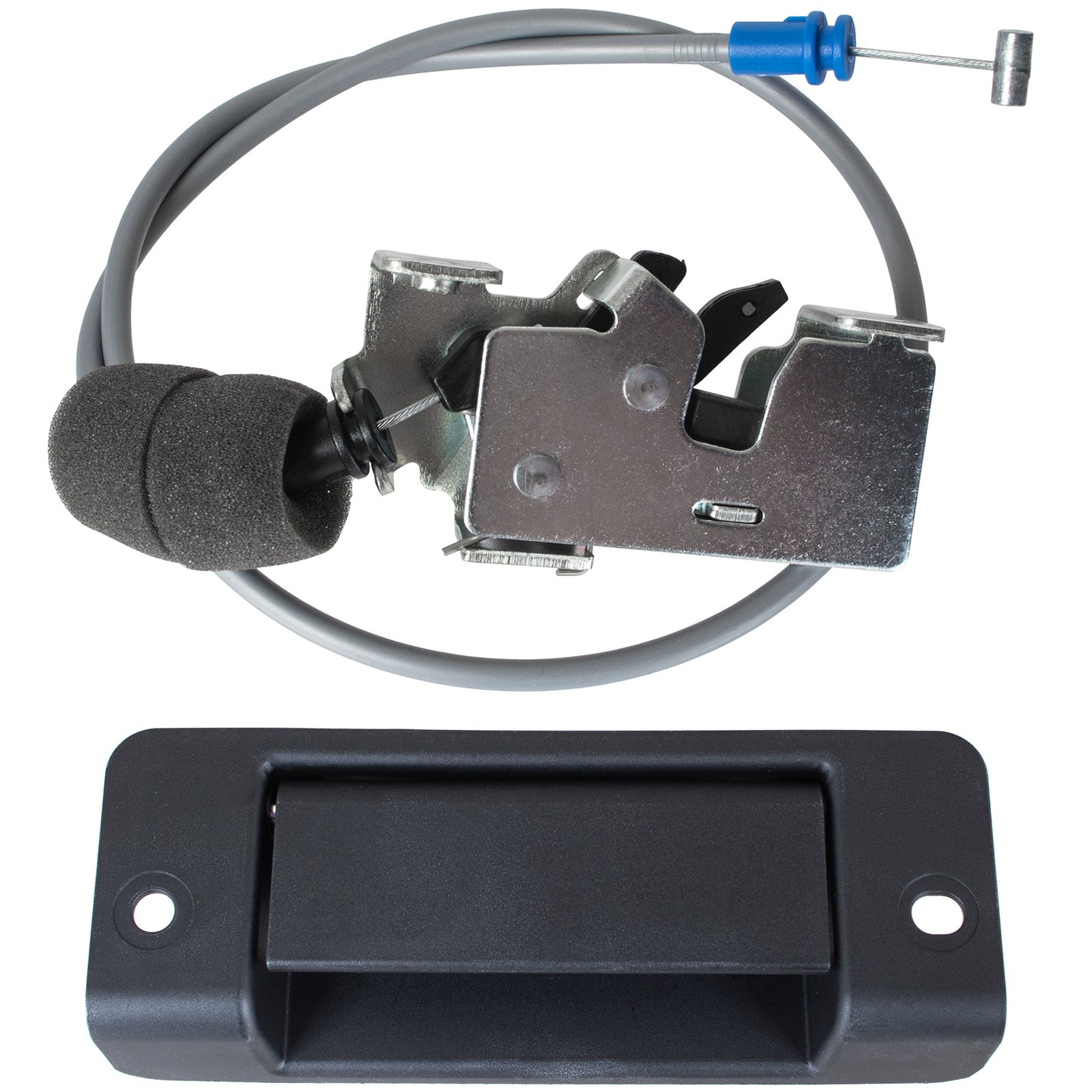 Ford Transit 00-14 zamek drzwi tylnych DOLNY lewy z linką + klamka wewnętrzna drzwi TYLNYCH lewych 2 szt. KPL