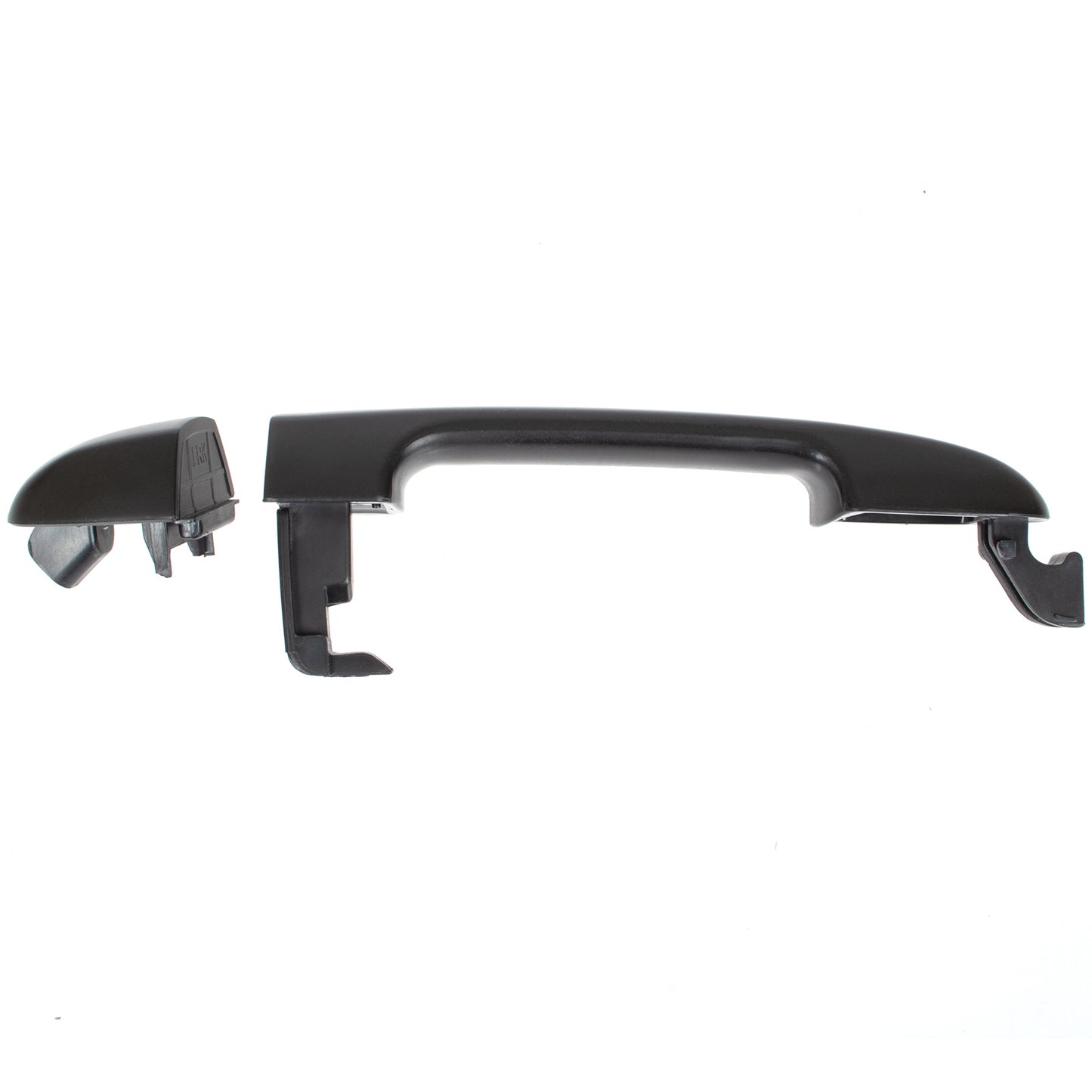 Hyundai i20 08-15 klamka zewnętrzna przednia CZARNA BEZ OTWORU prawa