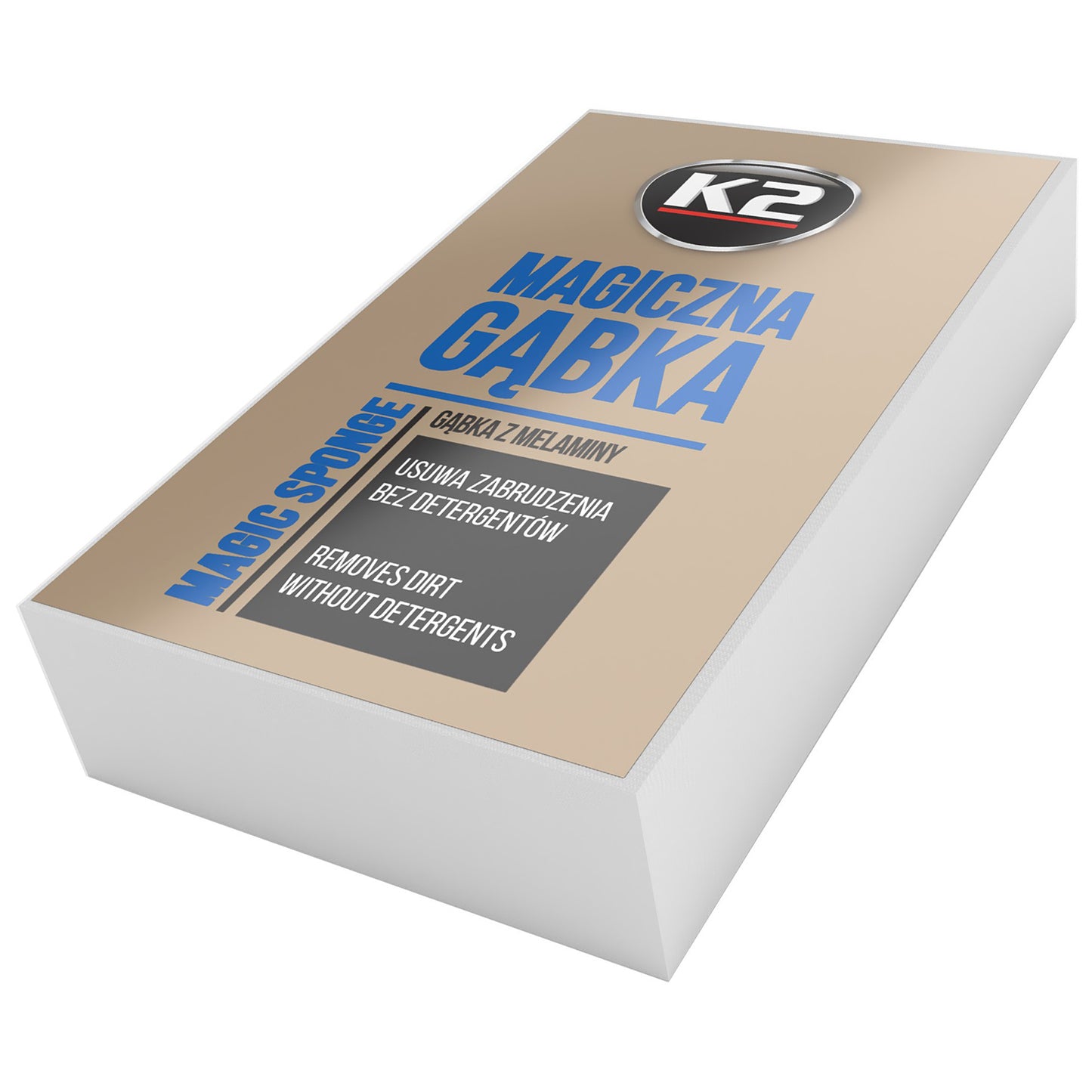 K2 MAGICZNA GĄBKA z melaminy 10x6x2cm K290
