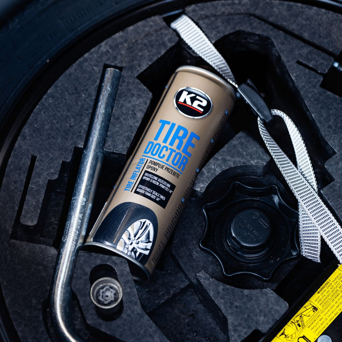 Koło zapasowe w sprayu K2 TIRE DOKTOR 500ml B311