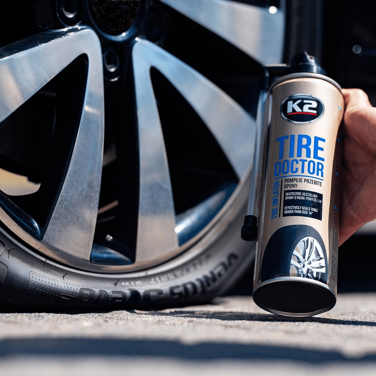 Koło zapasowe w sprayu K2 TIRE DOKTOR 500ml B311