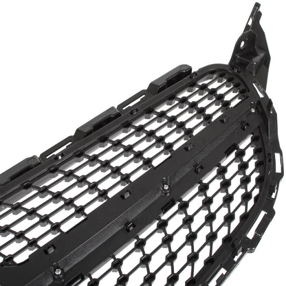 Mercedes C KLASA W205 14-18 atrapa między reflektory (grill) DIAMOND PIANO BLACK + CHROM BEZ OTWORU