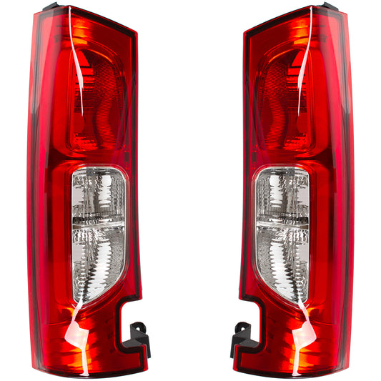 Mercedes Citan 2012- z drzwiami lampa tylna lewa + prawa 2 szt. KPL
