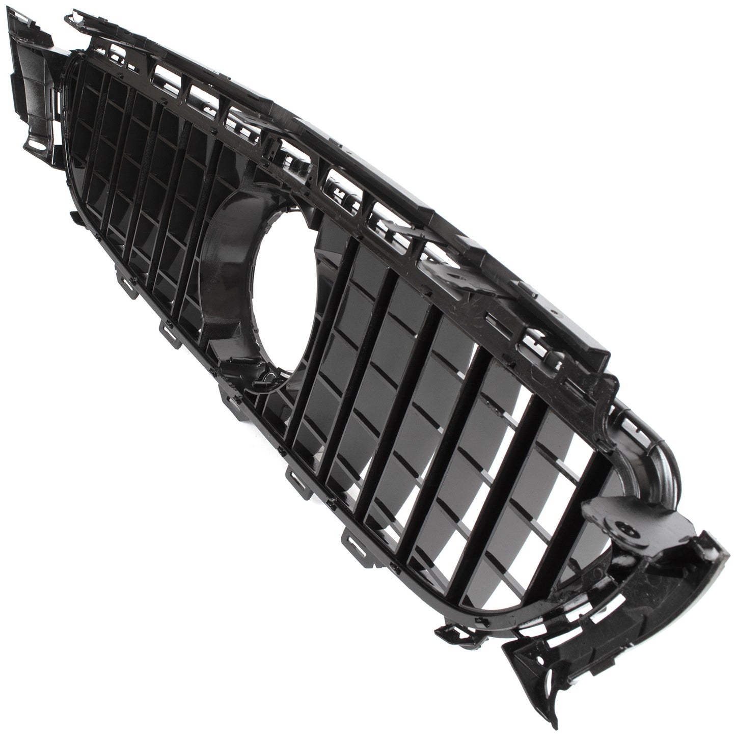 Mercedes E-KLASA W213 W238 C238 16-19 atrapa między reflektory (grill) CZARNA + CHROM