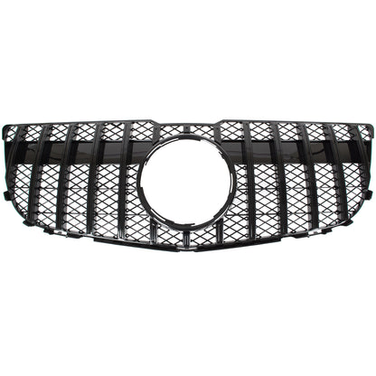 Mercedes GLK X204 12-15 atrapa między reflektory (grill) PANAMERICANA PIANO BLACK