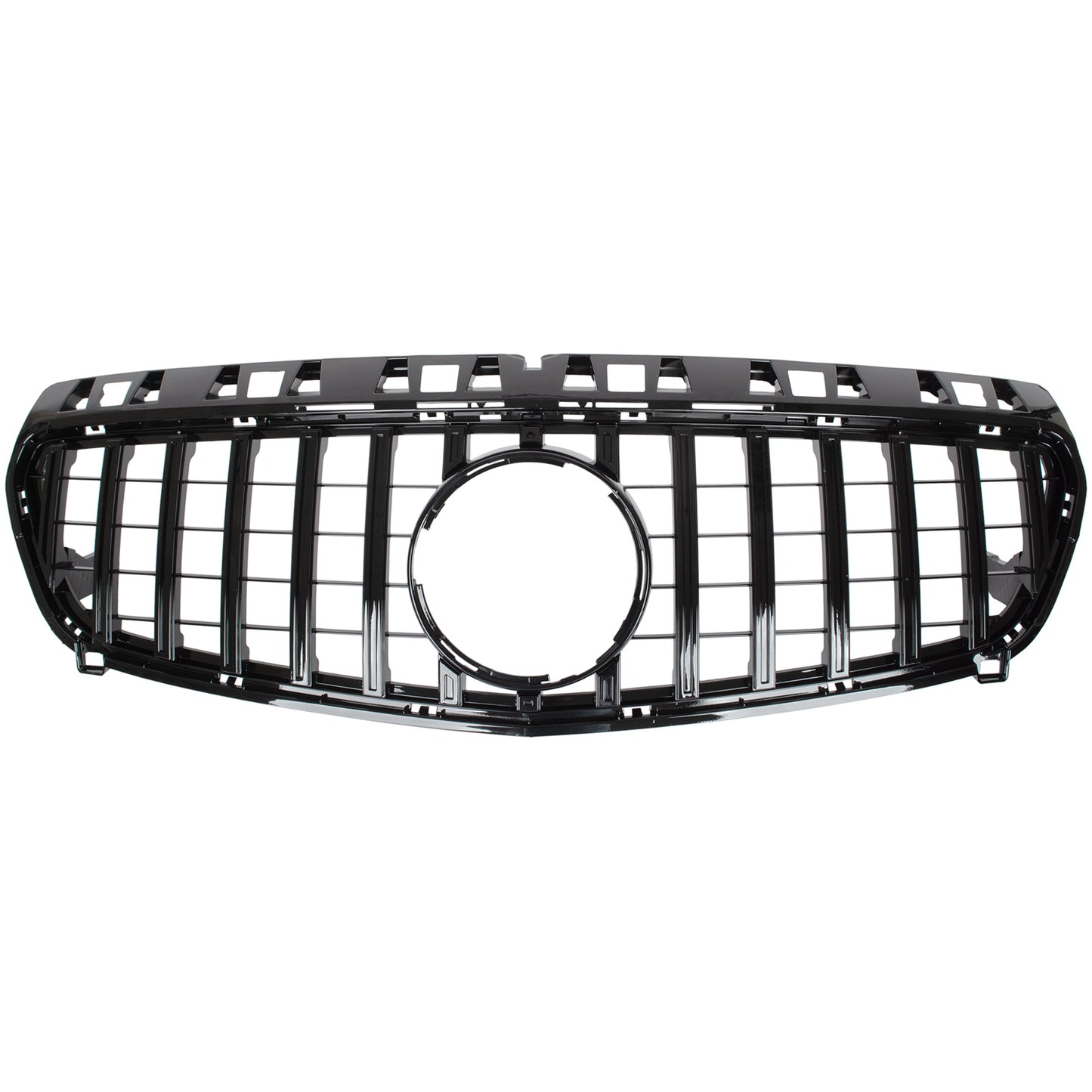 Mercedes KLASA A W176 12-18 atrapa między reflektory (grill) PANAMERICANA PIANO BLACK