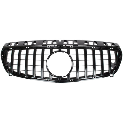 Mercedes KLASA A W176 12-18 atrapa między reflektory (grill) PANAMERICANA PIANO BLACK