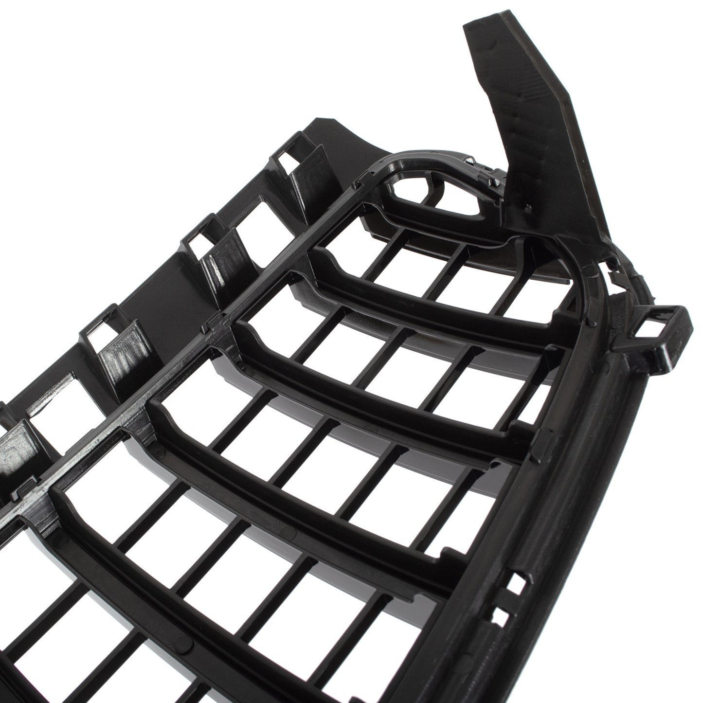 Mercedes KLASA A W176 12-18 atrapa między reflektory (grill) PANAMERICANA PIANO BLACK