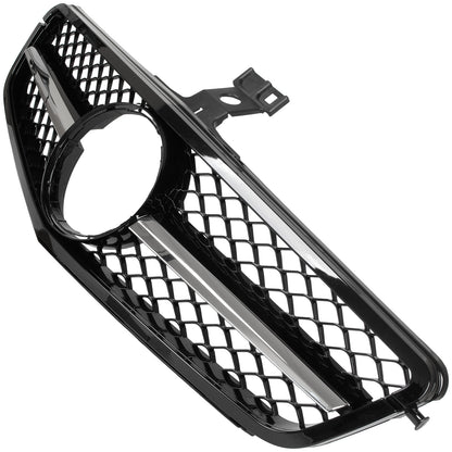 Mercedes Klasa C W204 19-23 atrapa między reflektory (grill) PIANO BLACK-+-CHROM