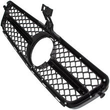 Mercedes Klasa C W204 19-23 atrapa między reflektory (grill) PIANO BLACK-+-CHROM