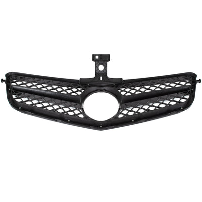 Mercedes Klasa C W204 19-23 atrapa między reflektory (grill) PIANO BLACK-+-CHROM