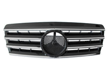 Mercedes W202 C-klasa 93-01 atrapa między reflektory (grill) TUNING SPORT BLACK z emblematem