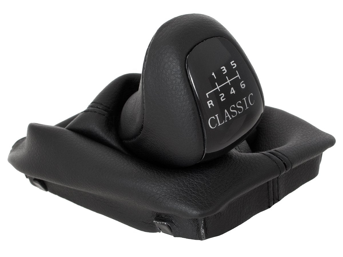 Mercedes W211 E-Klasa 02-09 gałka zmiany biegów CZARNA CLASSIC 6 BIEGÓW + MIESZEK