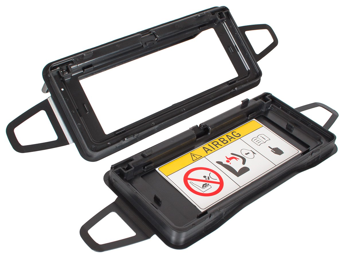 Mercedes W212 E-Klasa 09-16 klapka lusterka w daszku przeciwsłonecznym CZARNA 2 szt KPL