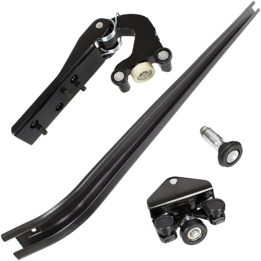 Nissan NV400 2011- sliding side door rollers right side 3 pcs. set + GUIDE