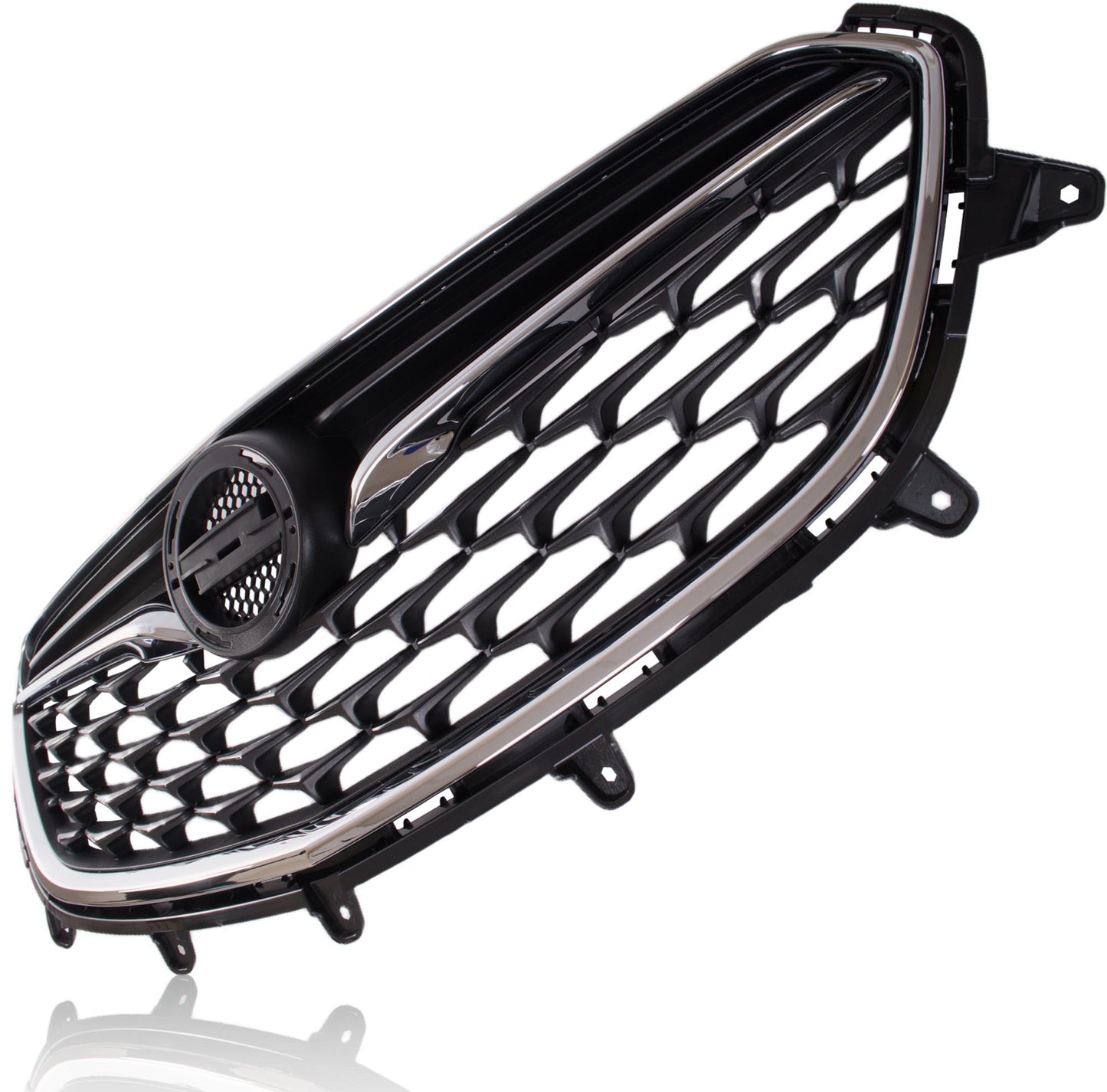 Opel Mokka 16-19 atrapa między reflektory (grill) CZARNA + CHROM