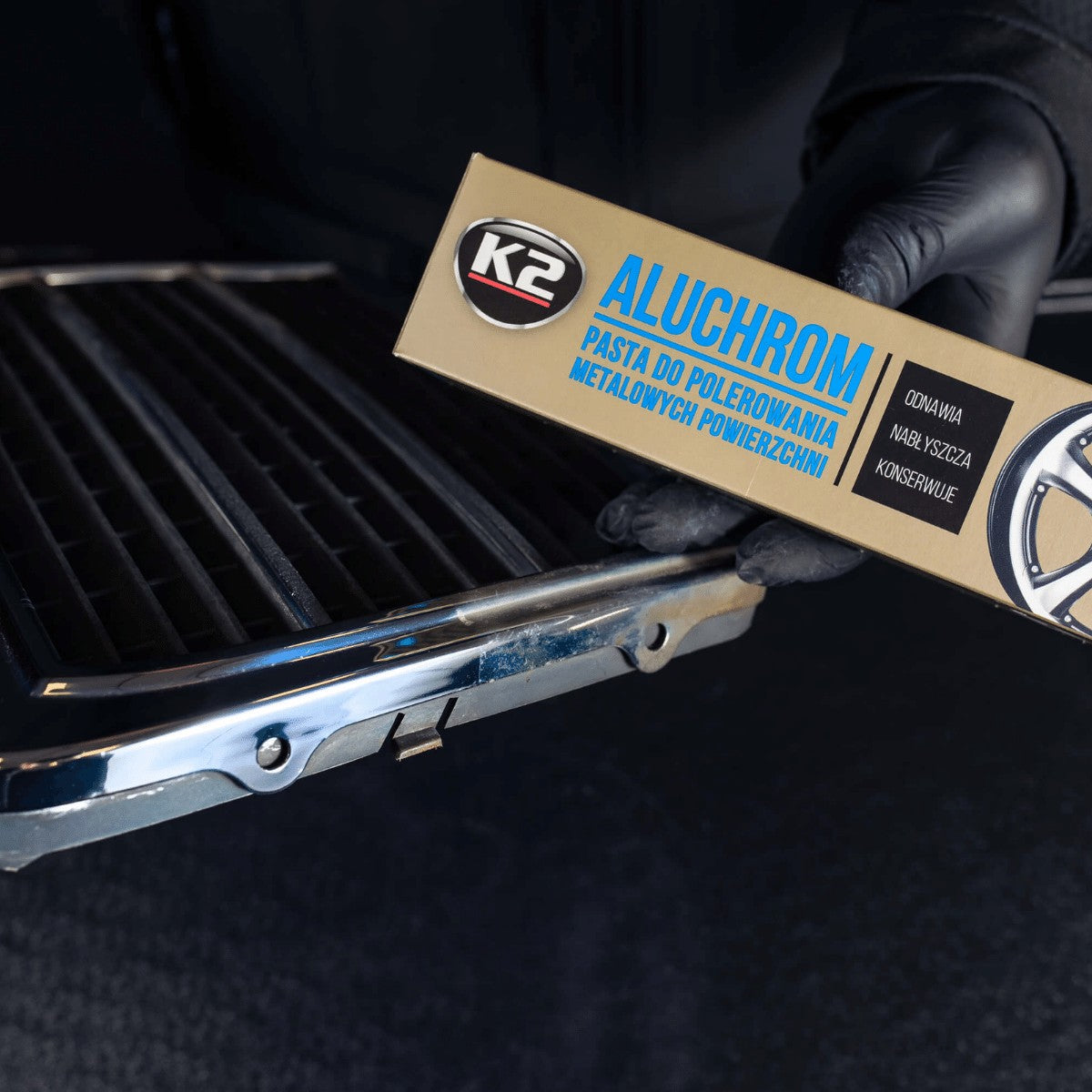 Pasta do chromu K2 ALUCHROM 120g K003