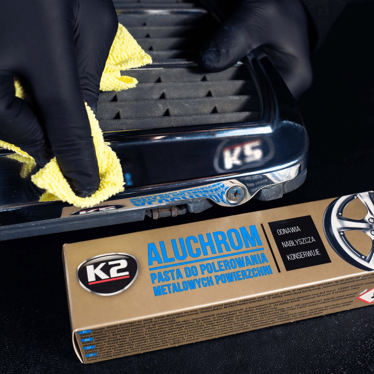 Pasta do chromu K2 ALUCHROM 120g K003