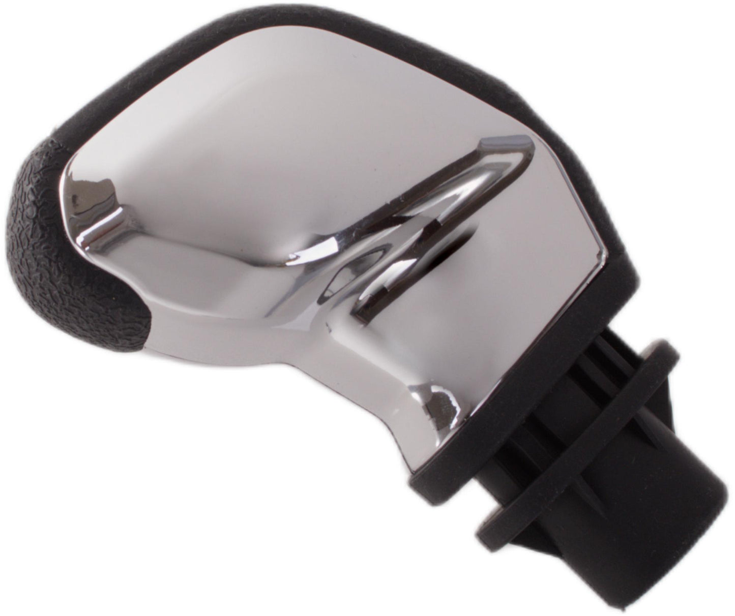 Peugeot 206 207 301 307 308 408 508 2008 3008 gałka zmiany biegów 5 BIEGÓW CHROM z CZARNĄ NAKŁADKĄ i srebrnym schematem + ADAPTER