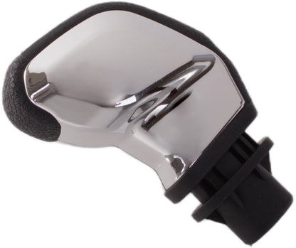 Peugeot 206 207 301 307 308 408 508 2008 3008 gałka zmiany biegów 5 BIEGÓW CHROM z CZARNĄ NAKŁADKĄ i srebrnym schematem + ADAPTER