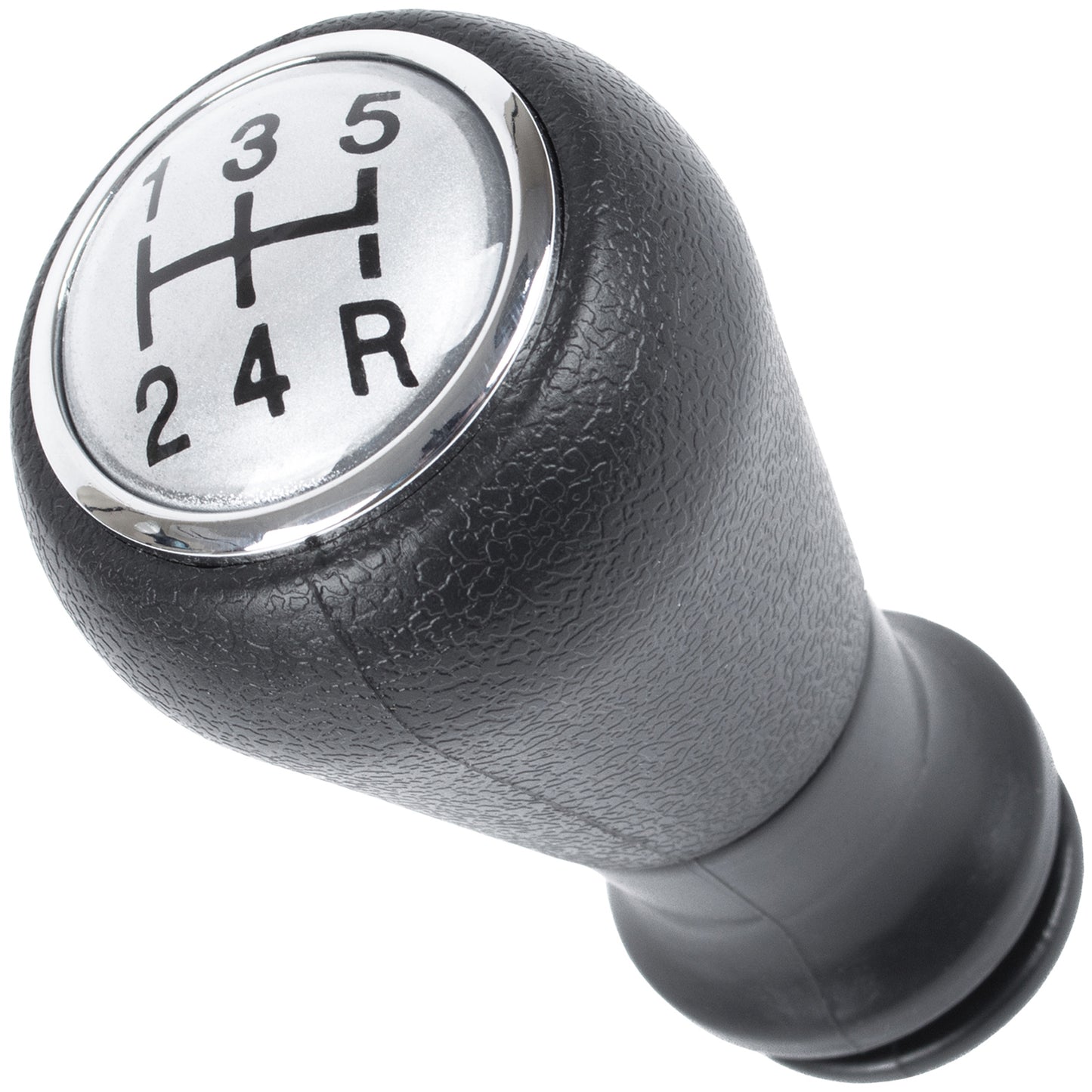 Peugeot 206 gałka zmiany biegów SILVER + CZARNY SCHEMAT 5 BIEGÓW