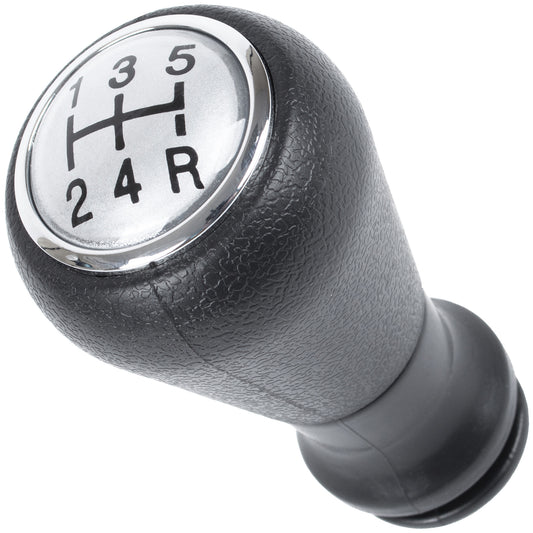 Peugeot 206 gałka zmiany biegów SILVER + CZARNY SCHEMAT 5 BIEGÓW