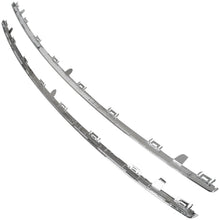 Peugeot 508 I 10-15 listwa GÓRNA + DOLNA atrapy między reflektory (grilla) CHROM 2 szt. KPL