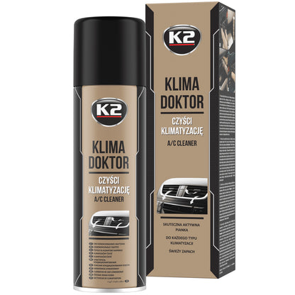 Pianka do czyszczenia klimatyzacji K2 KLIMA DOKTOR 500ml aerozol W100