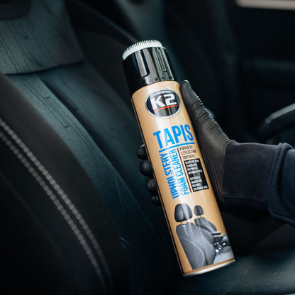 Pianka do czyszczenia tapicerki ze szczotką K2 TAPIS 600ml aerozol K206B