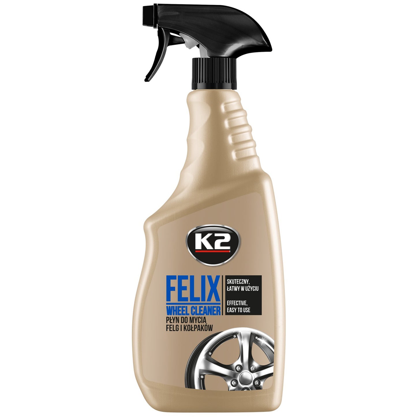Płyn do mycia felg i kołpaków K2 FELIX 750ml atomizer K167M
