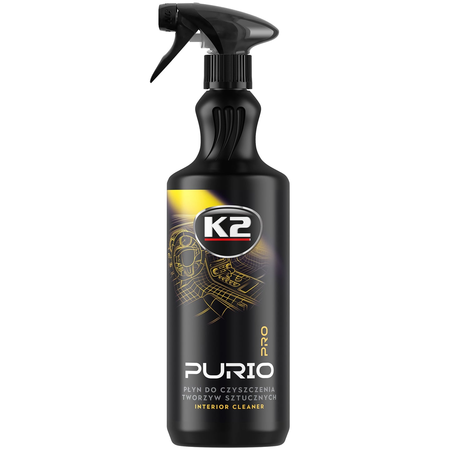 Płyn do mycia plastików K2 PURIO PRO 1l atomizer D5041