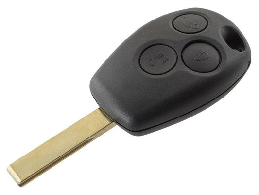 Renault Clio Kangoo Laguna Master Megane Modus Thalia Trafic Twingo obudowa pilota PROSTY GROT Z ROWKAMI 3 PRZYCISKI