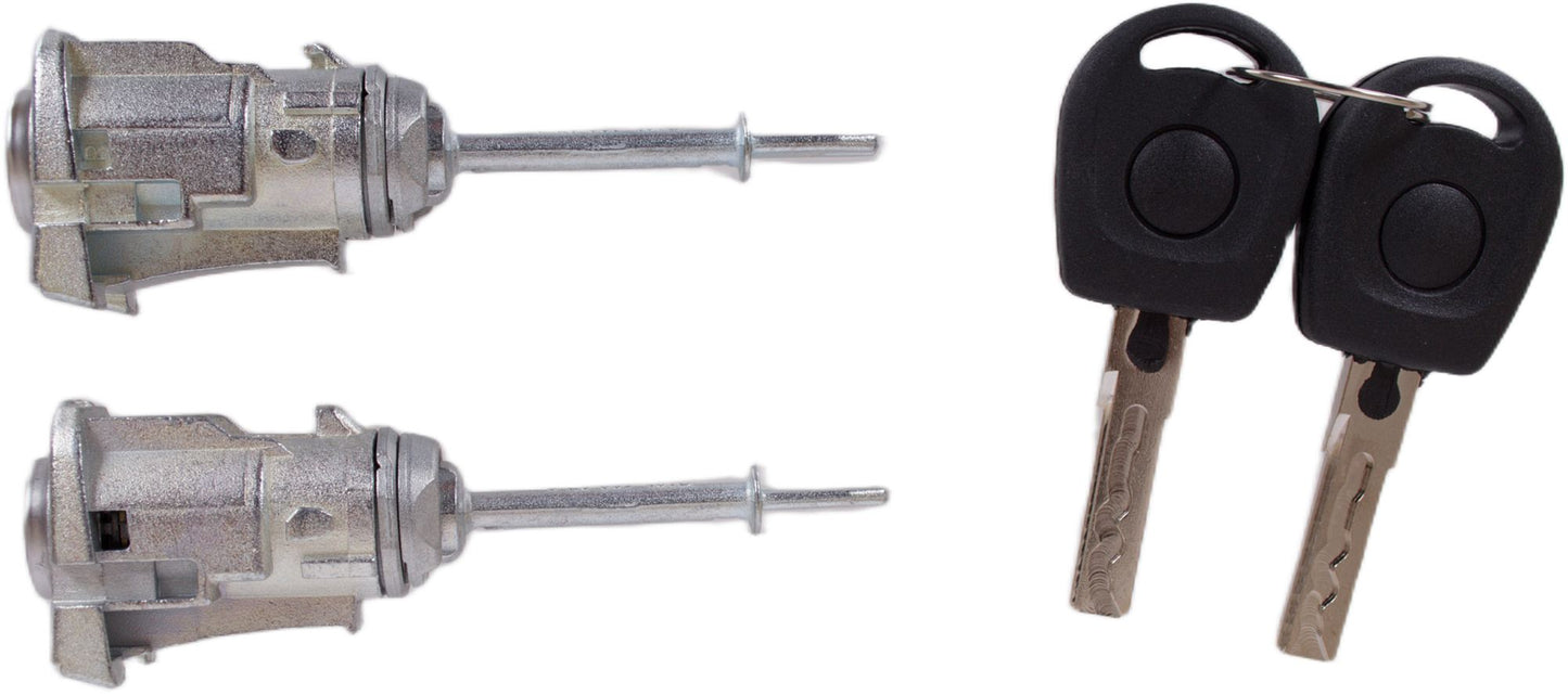 Seat Ibiza III 02-08 wkładka zamka drzwi przednich lewa + prawa 2 szt. KPL