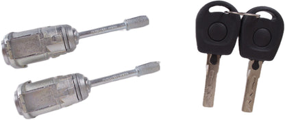 Seat Ibiza III 02-08 wkładka zamka drzwi przednich lewa + prawa 2 szt. KPL