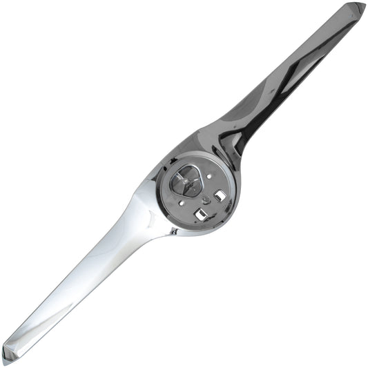 Skoda Superb II 08-15 listwa atrapy pod emblemat CHROM