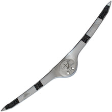 Skoda Superb II 08-15 listwa atrapy pod emblemat CHROM