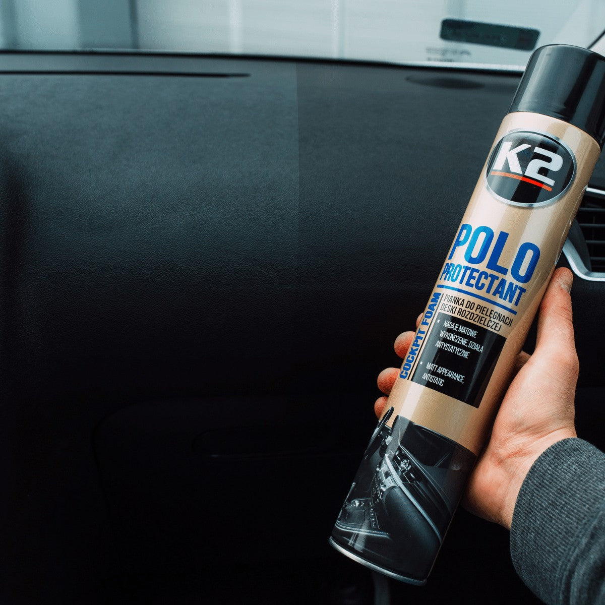 Spray do kokpitu K2 POLO PROTECTANT MAT 750ml FAHREN K418