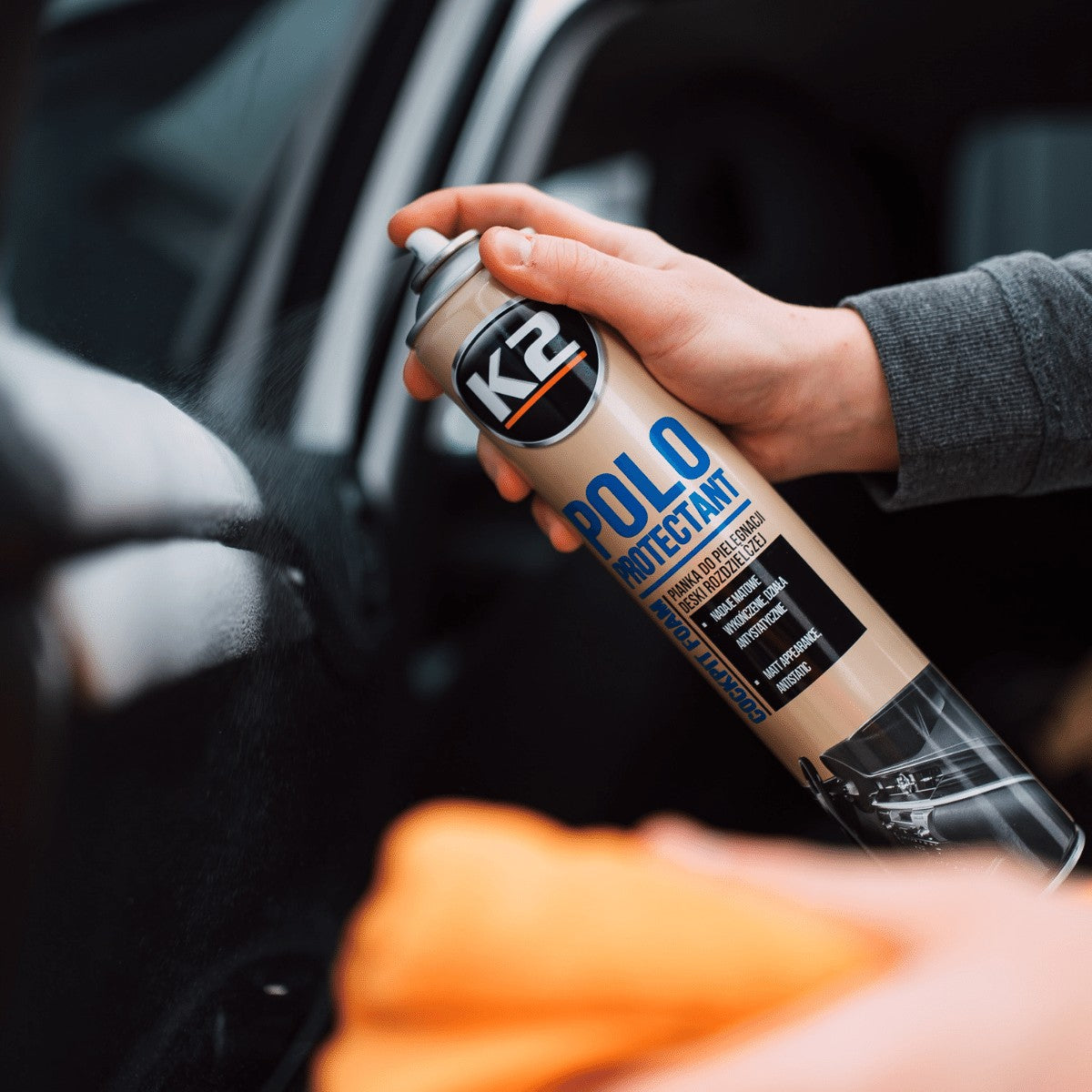 Spray do kokpitu K2 POLO PROTECTANT MAT 750ml FAHREN K418