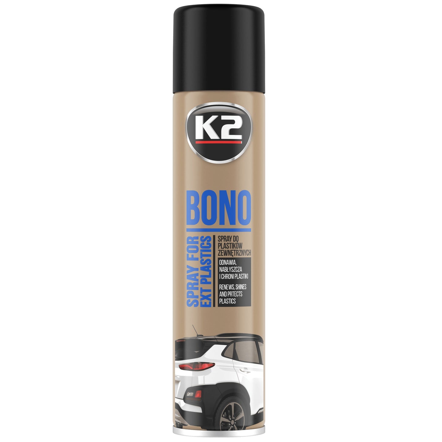 Spray do nabłyszczana i odnawiania plastików K2 BONO 300ml aerozol K150