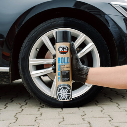 Spray do nabłyszczania i pielęgnacji opon K2 BOLD 600ml aerozol K156