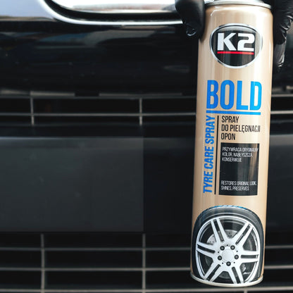 Spray do nabłyszczania i pielęgnacji opon K2 BOLD 600ml aerozol K156