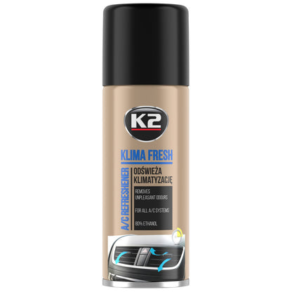 Spray do odświeżania klimatyzacji K2 KLIMA FRESH LEMON 150ml granat K222